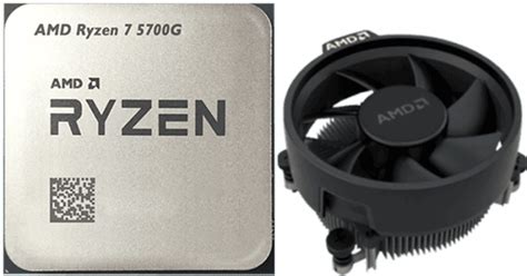 پردازنده AMD مدل Ryzen 7 5700G همراه با فن - فروشگاه ابزارجو