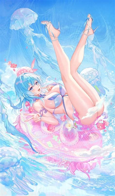Bộ Sưu Tập Ảnh Gái Xinh Anime Mặc Bikini Mùa Hè Rực Rỡ Nét Đẹp Quyến Rũ