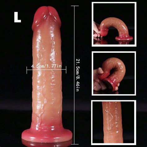 Cm Fl Ssigsilikon Realistischer Dildo F R G Punkt Stimulation Und