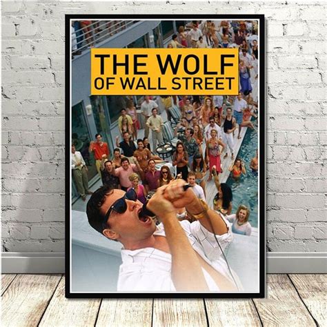 The Wolf of Wall Street Jordan Belfort Movie Poster – Aesthetic Wall Decor