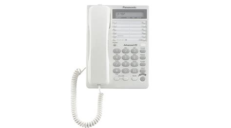 Panasonic KX-TS2362RUW - Аналоговый проводной телефон, ЖК-дисплей ...