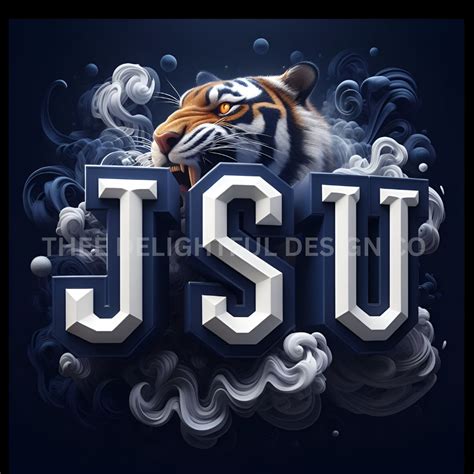 JACKSON STATE JSU Tiger Smoke Design Tumblers Journals Digital ...