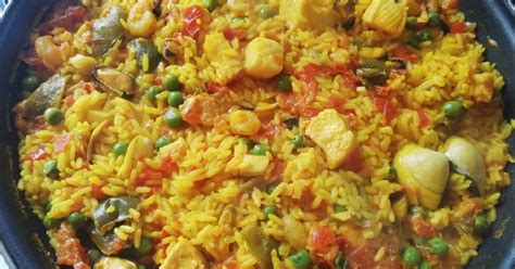 Paella Mixta De Pollo Y Marisco 54 Recetas Caseras Cookpad