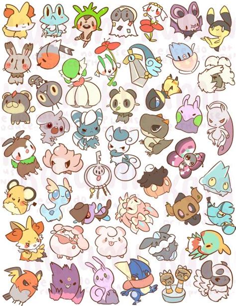 Centrar Indica Suficiente Dibujos De Pokemon Kawaii A Gran Escala