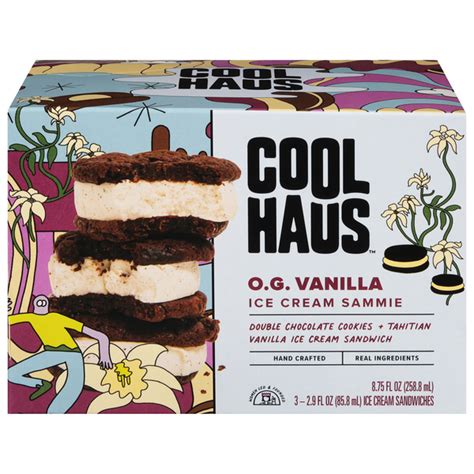 Save On Coolhaus Ice Cream Sammies O G Vanilla 3 Ct Order Online Delivery Giant