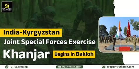 Khanjar India Kyrgyzstan Joint Special Forces Exercise