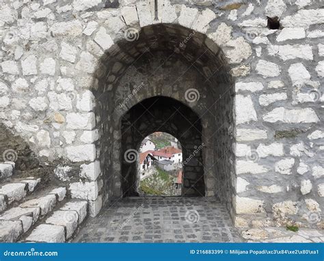 The View From Fortress Gradina Editorial Stock Image Image Of Clouds