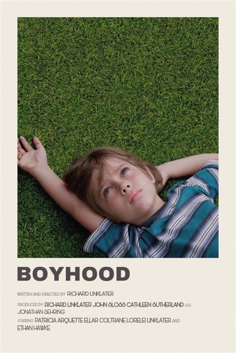 BOYHOOD movie poster | Boyhood movie, Alternative movie posters, Movie posters minimalist