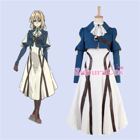 Buy Free Shipping Anime Violet Evergarden Cosplay Costume Halloween Uniform