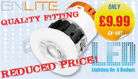 Enlite E8 Dimmable Fire Rated Led Downlights Ip65 Offer Discount