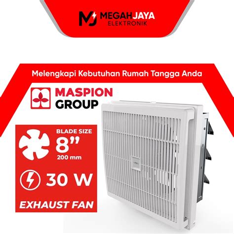 Jual Cod Ready Maspion Exhaust Fan Hexos Dinding Mv Nex Mv