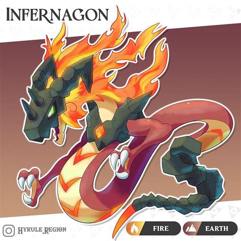 Bilsu Art On Instagram Infernagon The Volcanic Dragon Guardian