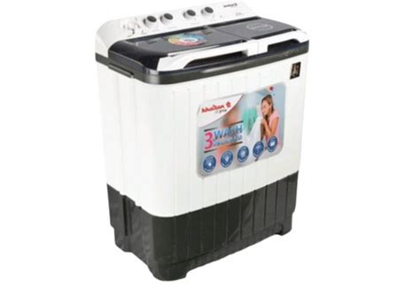 7 Kg Capacity Plastic Body And Top Loading Semi Automatic Washing