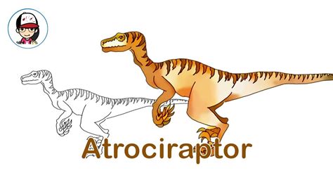 How To Draw An Atrociraptor From Jarassic World 3 YouTube