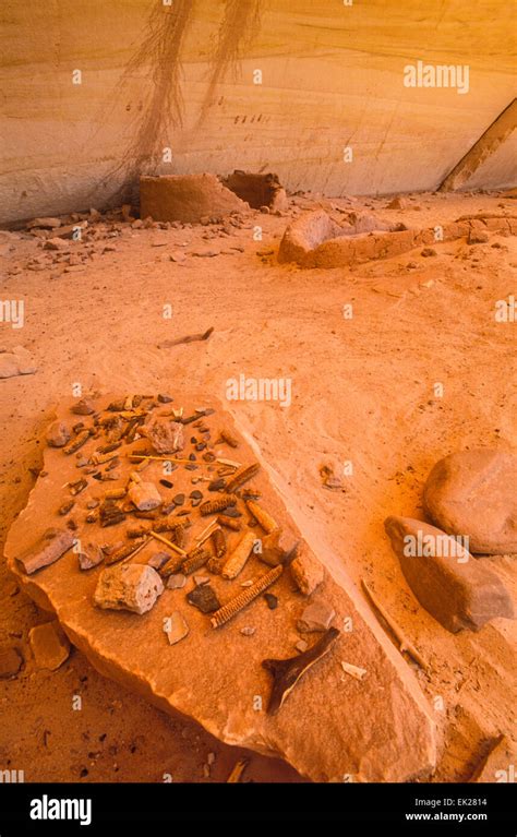 Anasazi Indian Artifacts At Kachina Bridge Ruins Natural Bridges