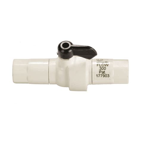 Flow 300 - Flow Restrictor with Manual Flush Valve 1/4" NPTF - Osmotech ...