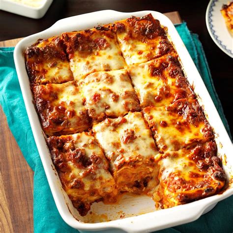 Make-Ahead Lasagna Recipe | Taste of Home