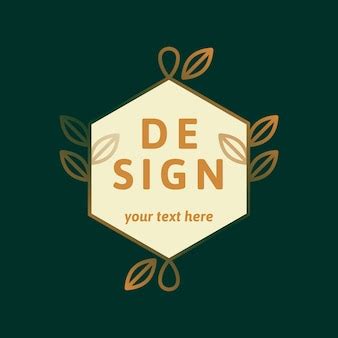 Free Vector | Green logo design