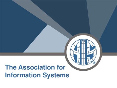 Ppt The Association For Information Systems Powerpoint Presentation