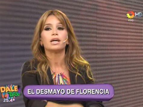 Florencia Pe A Habl De Su Desmayo Infobae