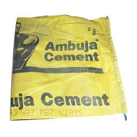 Hdpe Reusable Washed Cement Bag For Packaging Storage Capacity Kg