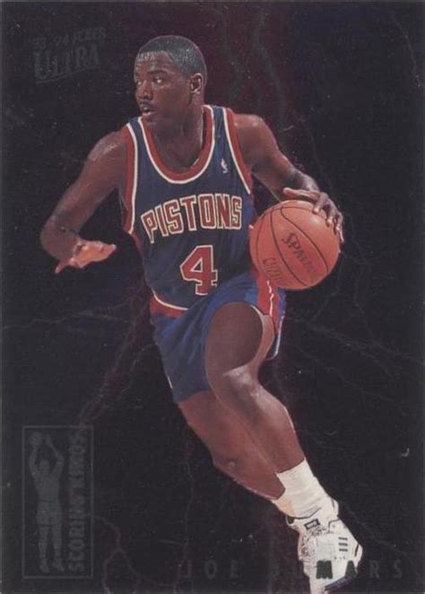 Fleer Ultra Joe Dumars For Sale Ebay