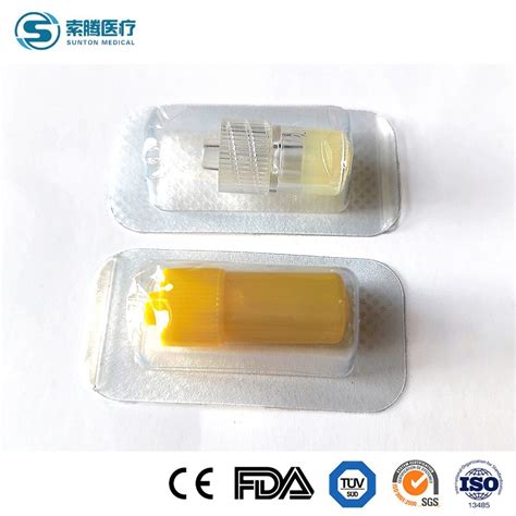 Sunton Hep Lock Cap China Yellow Heparin Cap Supplier CE Certified Rile