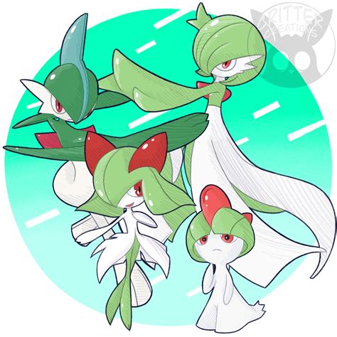 Evolution Lines: Ralts by ArchaeRegion on DeviantArt