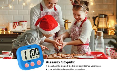 Kissarex Digitaler Küchen Countdown Timer Lehrer Klassenzimmer Zähler