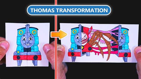 Thomas Transformation In Choo Choo Charles Drawing Arts Paper Craft