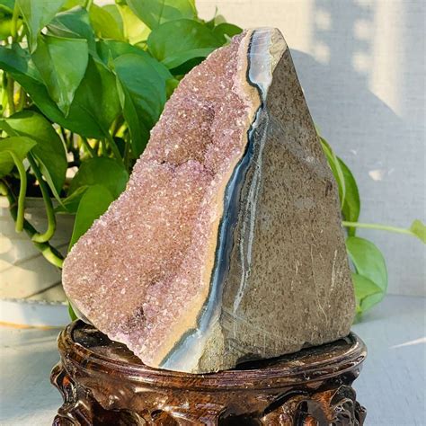 1590g Natural Amethyst Geode Mineral Specimen Crystal Quartz Energy