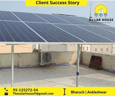 Mounting Structure Grid Tie Rooftop Commercial Solar System Capacity 10 500 Kw At Best Price