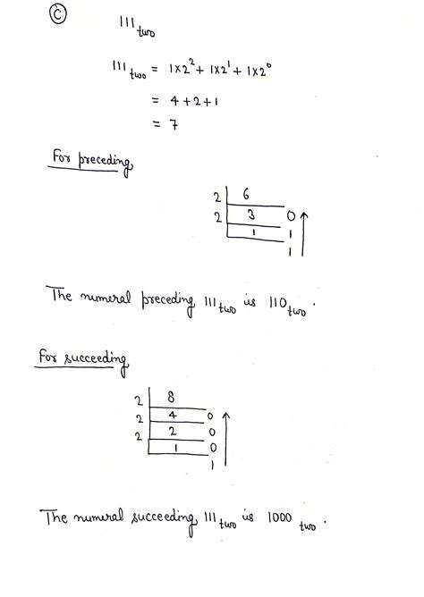 Solved Find The Numeral Preceding And Succeeding Each Of The