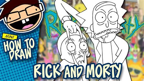 How To Draw Rick And Morty Rick And Morty Narrated Easy Step By Step Tutorial Youtube