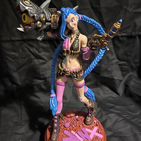 3D Print Of Jinx League Of Legends Original Version 25cm Model