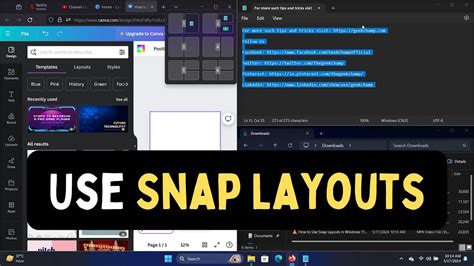 O Que É O Snap Layout - How to Use Snap Layouts in Windows 11 - YouTube