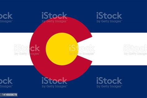 Colorado State Flag Vector Illustration Stock Illustration Download Image Now Badge