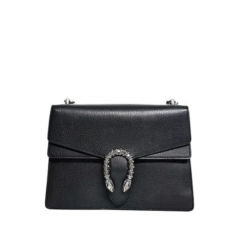 Sac porté épaule Dionysus Gucci Cuir Noir Monogram Paris