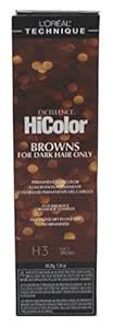 Loreal Excel Hicolor H03 Tube Soft Brown 1 74oz 3 Pack Amazon In