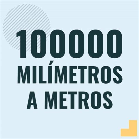 Como pasar milímetros a metros [mm a m]