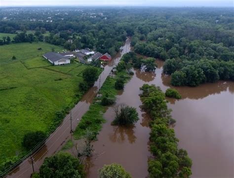 See Photos Of Flooding Aftermath From Henri Dumping 9 Inches Of Rain