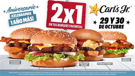 Carl S Jr Lanza Promoci N En Hamburguesas Al X Solo Aplica En