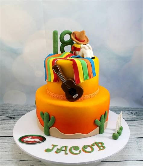 Mexican Cake By Kake Krumbs Cakesdecor Mexican Cake Mexican Themed Cakes Mexican Fiesta Cake