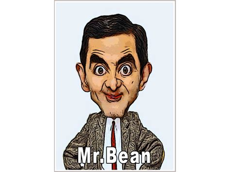 Cedule Mrbean Karikatura OriginÁlnÍ Potisk