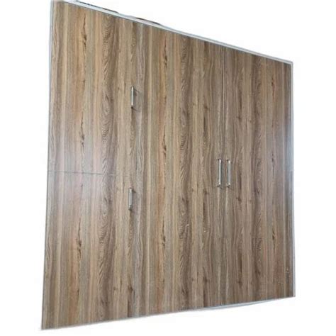 Wooden Doors Brown Bedroom Wardrobe With Locker At Rs Square