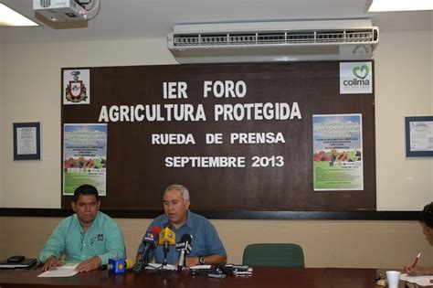 Secretaría De Desarrollo Rural • Gobierno Del Estado De Colima Realizarán Primer Foro Regional