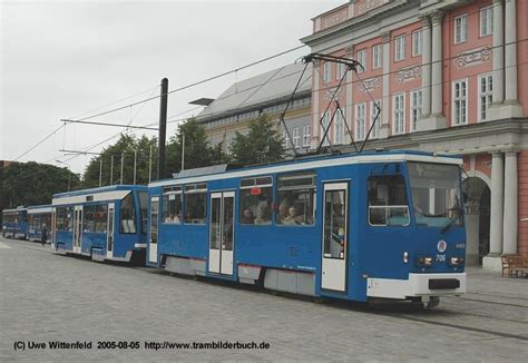 Tatra T6 NF Beiwagen In Rostock