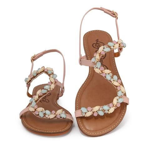 Sandália Feminina Beatriz Pedraria Confortável Nude Compre Agora Dafiti Brasil