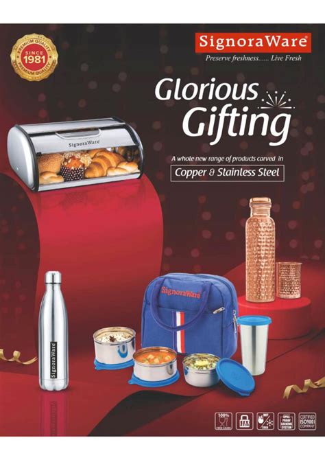 Signora Ware Copper Stainless Steel Products Catalog PDF