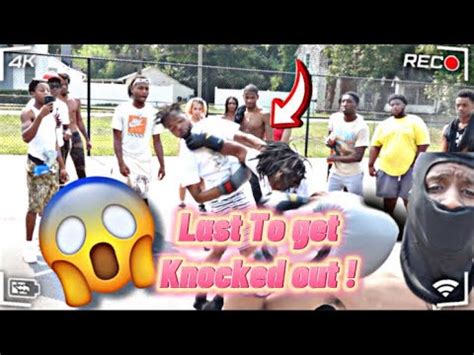 Last To Get Knocked Out HOOD EDITION YouTube